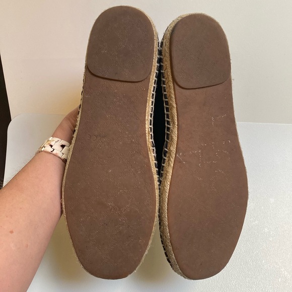 Vionic Rayne Black Suede Espadrille Lace Up Flats - Picture 8 of 10